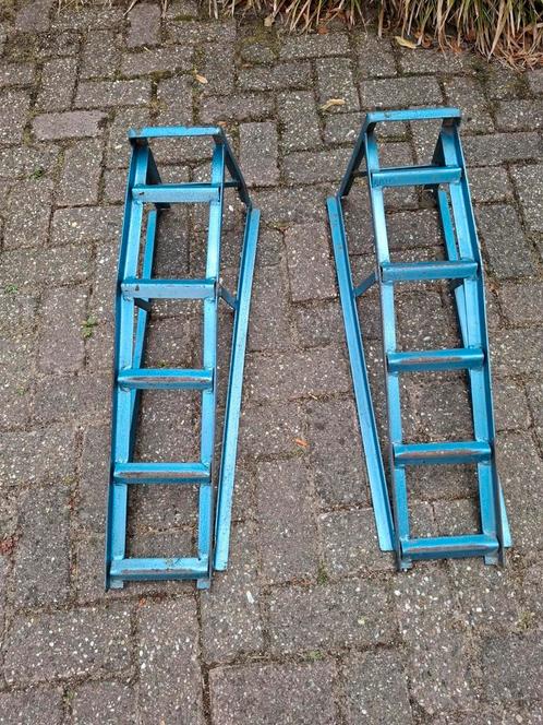 Auto oprijbruggen, staal 3mm., Auto diversen, Autogereedschap, Gebruikt, Verzenden