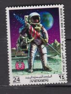 Yemen Apollo 11 astronaut op de maan, Postzegels en Munten, Overige thema's, Ophalen of Verzenden, Postfris