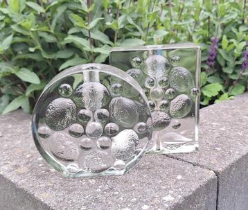 Prachtige set Walther glas solifleur vaasjes.  beschikbaar voor biedingen