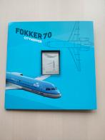 Collectors Item KLM Fokker 70 city hopper zilveren postzegel, Ophalen