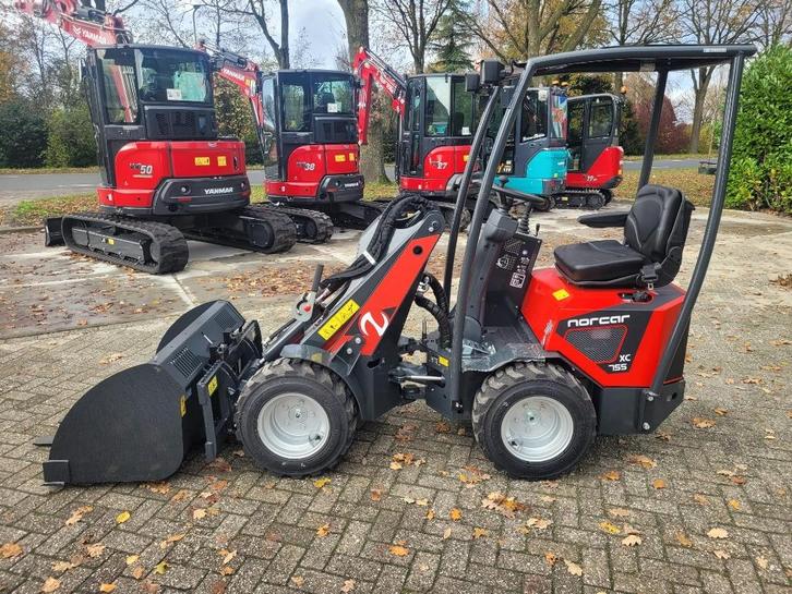 Norcar 755 XC Minischovel EINDEJAARS ACTIE!!, Zakelijke goederen, Machines en Bouw | Kranen en Graafmachines, Wiellader of Shovel