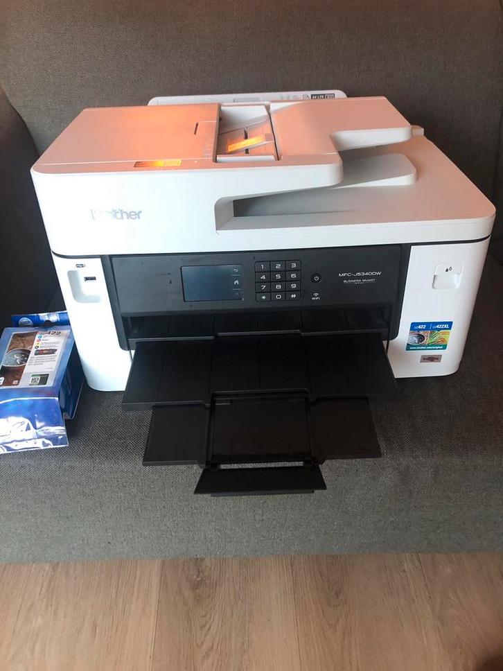 Brother MFC-J5340WD izgst met nieuwe cardridge, Computers en Software, Printers, Zo goed als nieuw, Ophalen of Verzenden