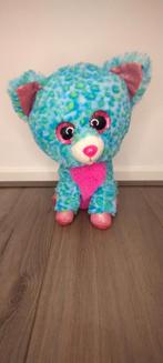 Schattige blauwe JARI Toys knuffelbeer, Ophalen of Verzenden, Gebruikt, Beer