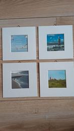 4 Schilderijtjes van kunstenaar Challa., Huis en Inrichting, Woonaccessoires | Schilderijen, Tekeningen en Foto's, Ophalen of Verzenden