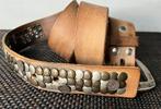 X-Works. Leren riem met studs. 85 cm., 3 tot 5 cm, Echt leder, Ophalen of Verzenden, Zo goed als nieuw