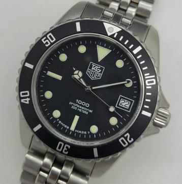 TAG Heuer 1000 Professional 980.013B Vintage Duikhorloge beschikbaar voor biedingen