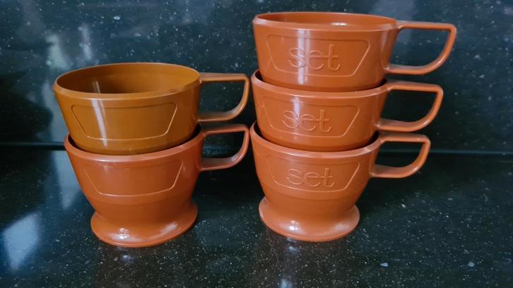 Vintage TEDECO 'DEVENTER-HAMBURG' Houders uit de jaren '70, Verzamelen, Retro, Overige typen, Ophalen of Verzenden
