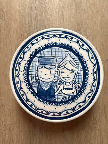 Blond Amsterdam Delftsblauw Taartplateau beschikbaar voor biedingen