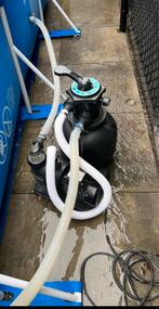 Intex zwembad 450 x 220 x 84, zwembad. Zand filter, trap ,, Ophalen, Gebruikt
