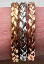 Melano Friends Braided Basket ringen set, Sieraden, Tassen en Uiterlijk, Ophalen of Verzenden, Zo goed als nieuw, 17 tot 18, Dame