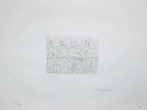 Mark Tobey - Untitled - Litho Handgesign., Antiek en Kunst, Kunst | Litho's en Zeefdrukken, Ophalen of Verzenden