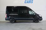 Ford Transit 350 2.0 TDCI L2/H2 Trend AWD 4X4 170PK ZWART AI, Auto's, Bestelauto's, Zwart, 4 cilinders, Zwart, Origineel Nederlands
