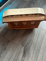 Vintage houten woonwagen speelgoed, Ophalen of Verzenden