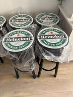 Super mooie barkrukken set Heineken nieuw, 60 tot 90 cm, Nieuw, Ophalen of Verzenden, 4 krukken