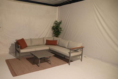 garden delight hoekbank met tafel #13, Tuin en Terras, Tuinsets en Loungesets, Zo goed als nieuw, Loungeset, Aluminium, 5 zitplaatsen