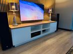 Op maat gemaakt TV meubel - Eiken blad, Ophalen, Zo goed als nieuw, 200 cm of meer, Minder dan 100 cm