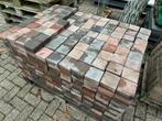 12 mtr2  Cobblestones (klinkertjes) getrommeld 10x10. kleur!, Tuin en Terras, Tegels en Klinkers, Ophalen, Gebruikt, Klinkers