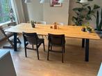 Eikenhouten eettafel 260x100, Huis en Inrichting, Tafels | Eettafels, Ophalen, 200 cm of meer, 50 tot 100 cm, Zo goed als nieuw