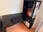 Ikea bureau met kast zwart, Ophalen, 50 tot 100 cm, Zo goed als nieuw, 3 of 4 laden