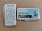 Wings Across the World complete set 24 tea cards 1962 Lyons, Ophalen, Gebruikt, Overige typen