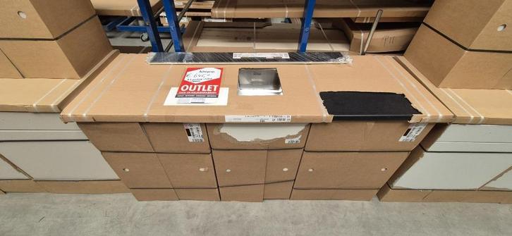 3 keukenkasten incl. werkblad en kraan Bruynzeel OUTLET, Huis en Inrichting, Keuken | Keukenelementen, Nieuw, Minder dan 100 cm
