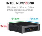 Intel NUC i5 Windows 11 Mini Pc NUC7i5BNK, Intel, Ophalen of Verzenden, Zo goed als nieuw, SSD