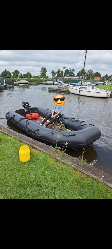 DSB hypalon rubberboot ex defensie / legerboot / landmacht, Watersport en Boten, Rubberboten, Zo goed als nieuw, Overige merken