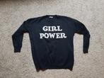 Zgan trui one sizes girl power, Maat 38/40 (M), Ophalen of Verzenden, Zo goed als nieuw, Zwart