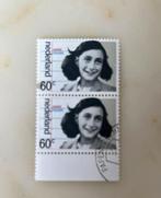 Anne Frank postfris gestempeld 1980, Postzegels en Munten, Postzegels | Nederland, Verzenden, Na 1940, Postfris