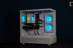 Mooie witte game pc gtx1650 3600 met monitor, Computers en Software, Desktop Pc's, Ophalen, Zelf gebouwde pc, AMD Ryzen 5, Zo goed als nieuw