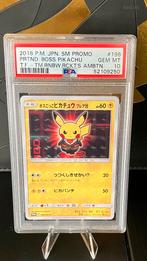 Boss Pretend Pikachu Team Flare PSA10, Hobby en Vrije tijd, Verzamelkaartspellen | Pokémon, Ophalen of Verzenden, Nieuw, Losse kaart