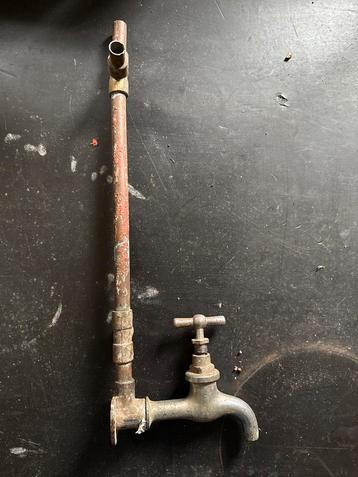 Koperen Kraan met Buis - Vintage Look beschikbaar voor biedingen