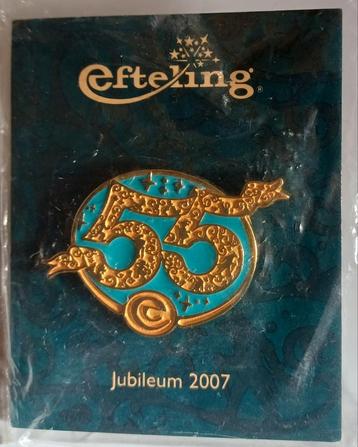 Efteling pin op kaartje 55 jaar. beschikbaar voor biedingen