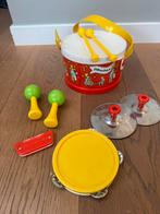 Muziektrommel en instrumenten Fisher Price Vintage, Kinderen en Baby's, Speelgoed | Fisher-Price, Ophalen, Zo goed als nieuw, Speelset