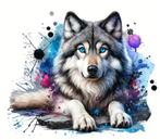 strijkapplicatie  wolf 18-15cm, Verzenden, Nieuw