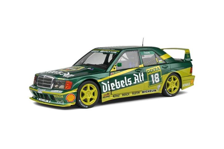 1:18 Mercedes-Benz 190 (W201) Evo II – DTM – 1992 – #18, Hobby en Vrije tijd, Modelauto's | 1:18, Nieuw, Auto, Solido, Ophalen of Verzenden