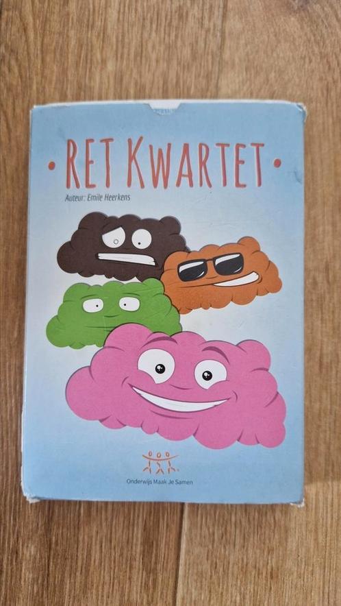 RET kwartet, Hobby en Vrije tijd, Gezelschapsspellen | Kaartspellen, Gebruikt, Ophalen of Verzenden