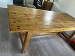 Geloogd Grenen Tafel - 235cm, Huis en Inrichting, Gebruikt, 200 cm of meer, Vijf personen of meer, Grenenhout