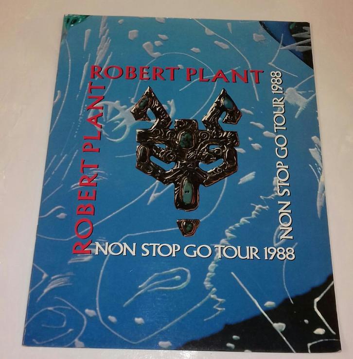 Led Zeppelin Robert Plant TOURBOOK PROGRAMMA 1988 Non Stop, Verzamelen, Muziek, Artiesten en Beroemdheden, Zo goed als nieuw, Boek, Tijdschrift of Artikel