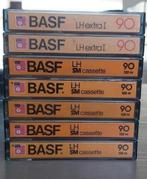 Partij Basf 90 minuten cassettes 7 stuks, Gebruikt, 2 t/m 25 bandjes, Overige genres, Ophalen of Verzenden