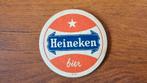 Vintage Heineken bierviltje jaren 70, Verzamelen, Ophalen of Verzenden, Zo goed als nieuw, Viltje(s), Heineken