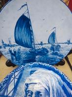 3 delftsblauwe borden, Ophalen of Verzenden