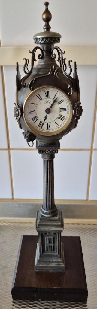 Unieke vintage KB 4 zijdige miniatuur torenklok., Antiek en Kunst, Antiek | Klokken, Ophalen of Verzenden