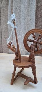 Decoratief Spinnewiel 30 cm hoog, Hobby en Vrije tijd, Spinnewielen en Spinnen, Ophalen of Verzenden, Gebruikt, Spinnewiel