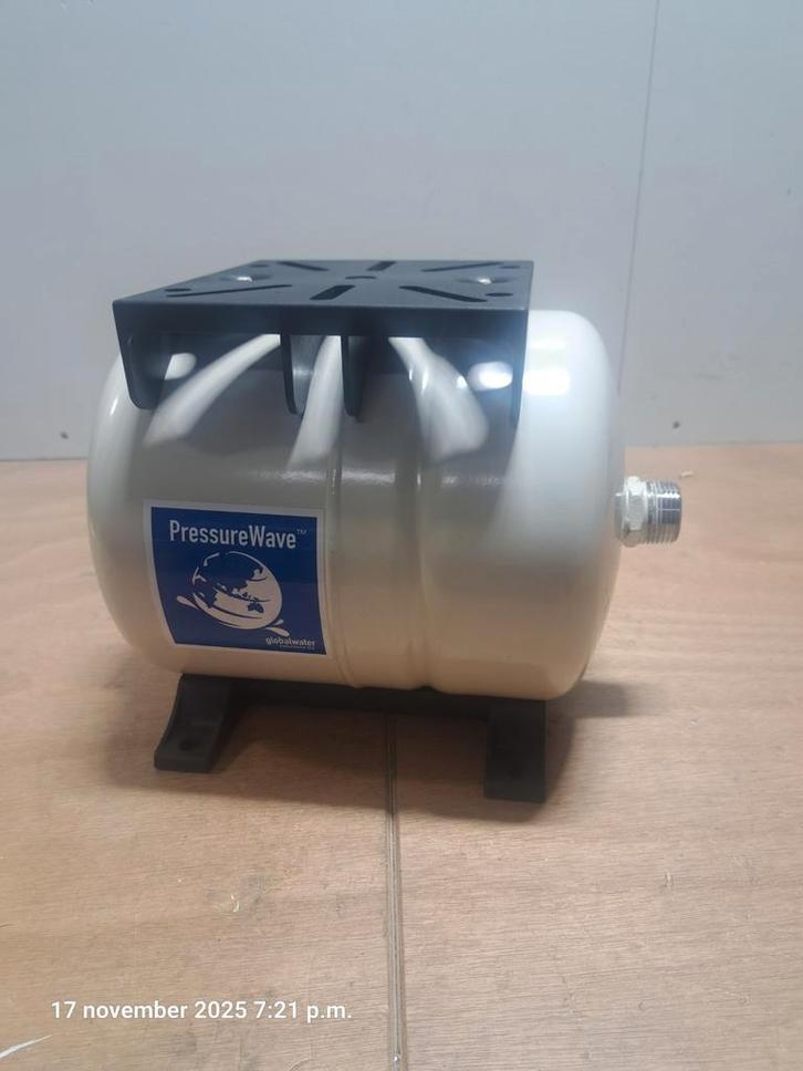 8 Liter Drukvat - PressureWave PWB-8LH, Doe-het-zelf en Verbouw, Sanitair, Gebruikt, Overige typen, Rvs, Ophalen of Verzenden