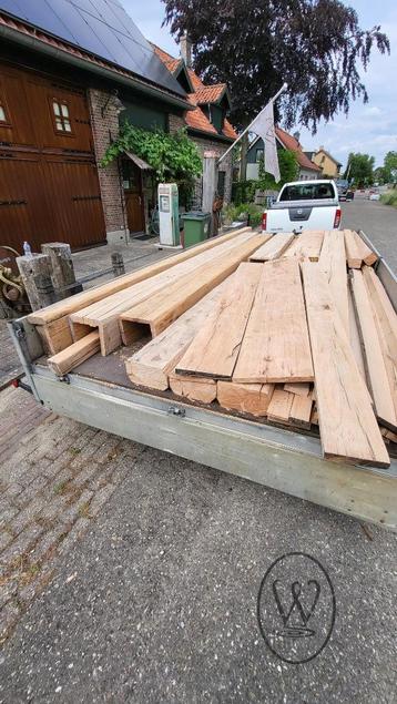 UITGEHOLDE BALKEN OUD/RUW GEMAAKT                beschikbaar voor biedingen