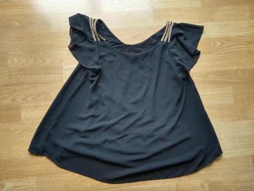 Blousje van Terra Di Siena, Kleding | Dames, Blouses en Tunieken, Zo goed als nieuw, Maat 38/40 (M), Zwart, Verzenden