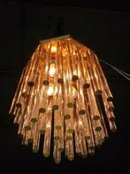 vintage designer plafondlamp glasstaven Hollywood Regency, Hollywood regency, Zo goed als nieuw, Ophalen, Glas