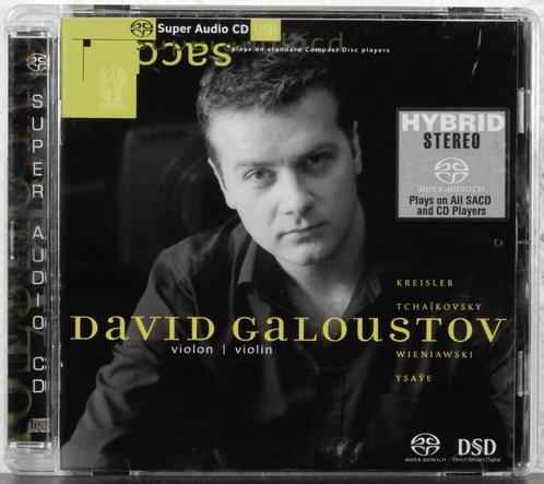 sacd David Galoustov / Julien Gernay Tchaikovsky Wieniawski, Cd's en Dvd's, Cd's | Klassiek, Zo goed als nieuw, Ophalen