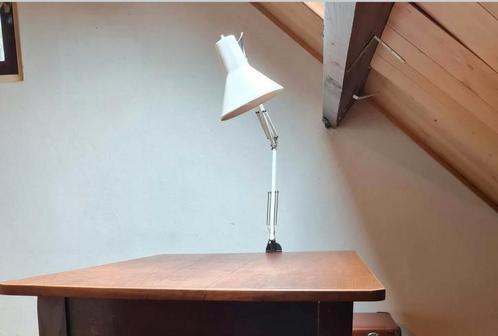 Vintage klemlamp jaren 70 bureaulamp tafellamp klemspotje, Huis en Inrichting, Lampen | Tafellampen, Gebruikt, Minder dan 50 cm